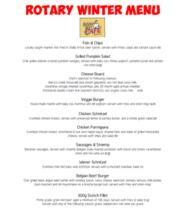 Share your #rotarymenu, win recognition for your club and your Rotary Venue
